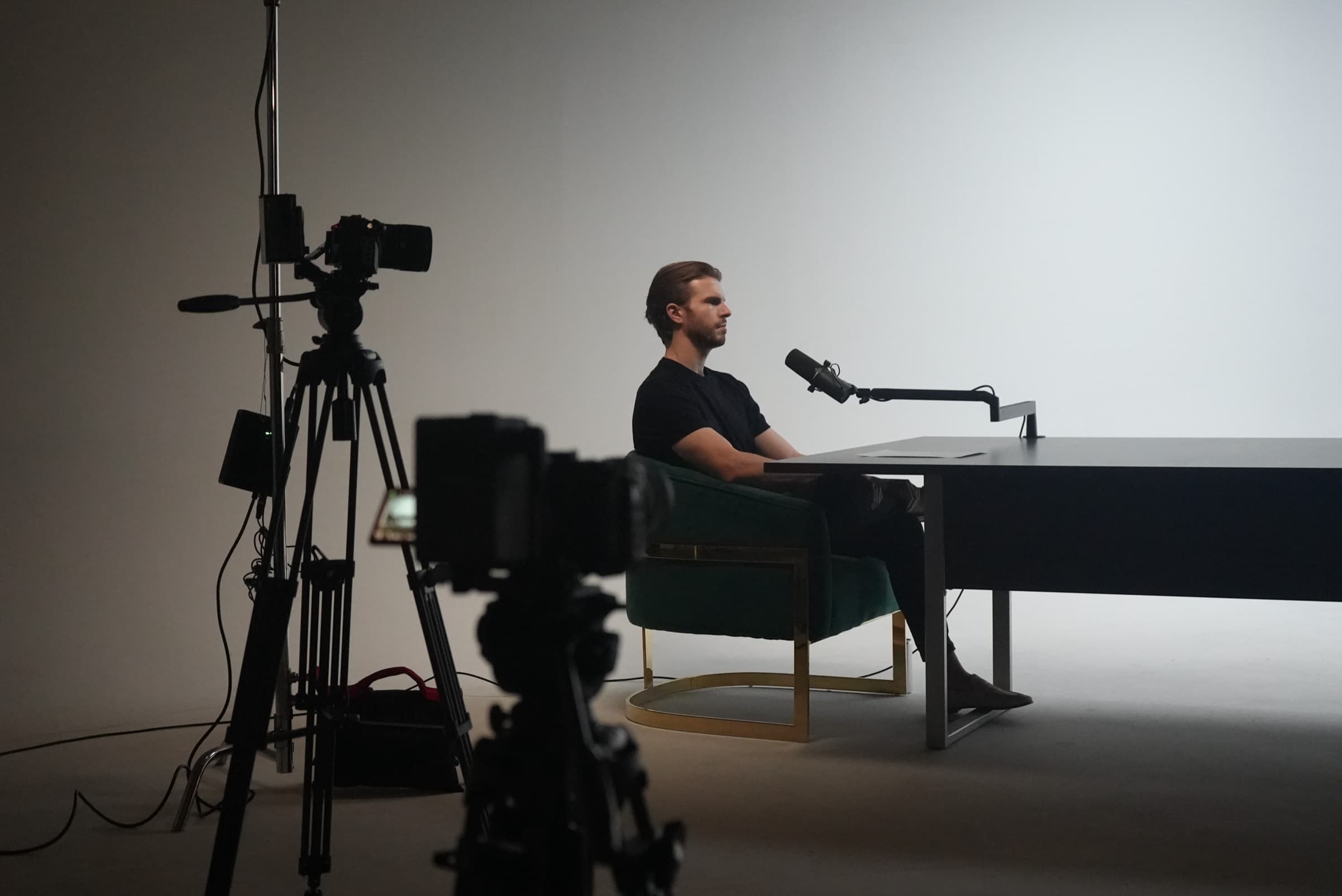 Logan Forsyth in the Insider Sessions studio